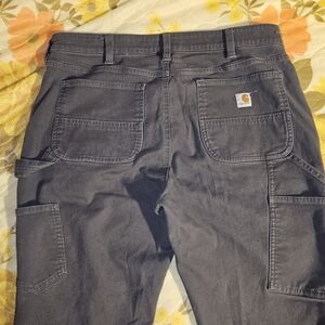 Carhartt Charcoal Utility Pants, Womens 12, Regular, Tall.